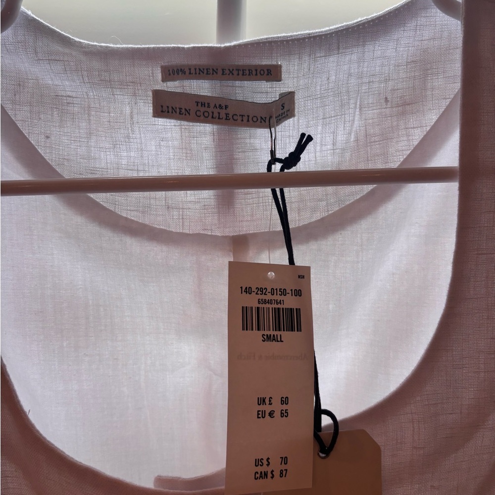 Abercrombie & Fitch White Linen Top - Picture 5 of 5